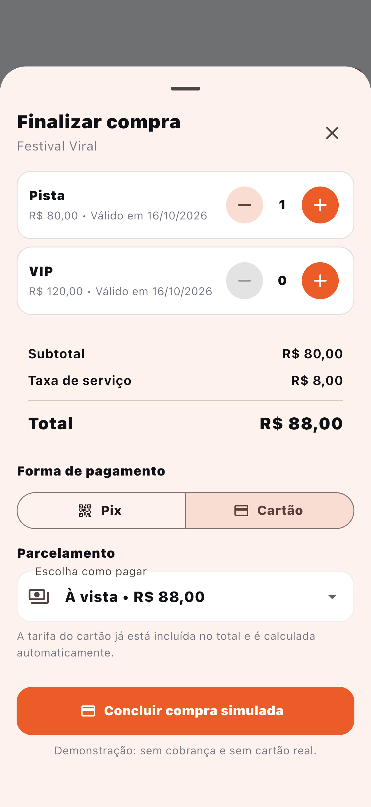 Viral Tickets · Compra e ingresso